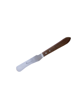 Steel blade spatula with...