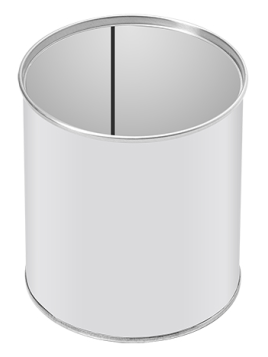 Empty pot for 800 ml wax