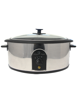 Chauffe-pierres ovale