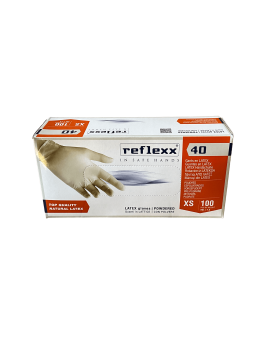 Gants Latex XS poudrés -...