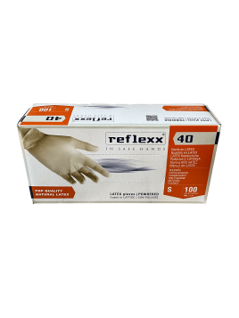 Gants Latex S poudrés -...