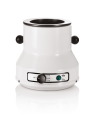 Chauffe-cire professionnel en métal blanc pour pot 800 ml